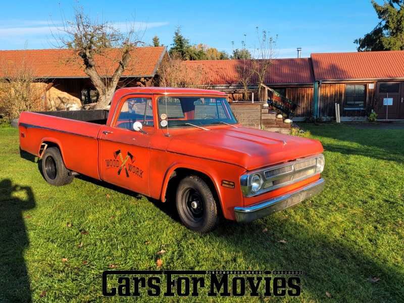 Dodge D 100 1969 USA Rot Grau Nutzfahrzeug Pick-up Berlin 7537 pickup patina rost